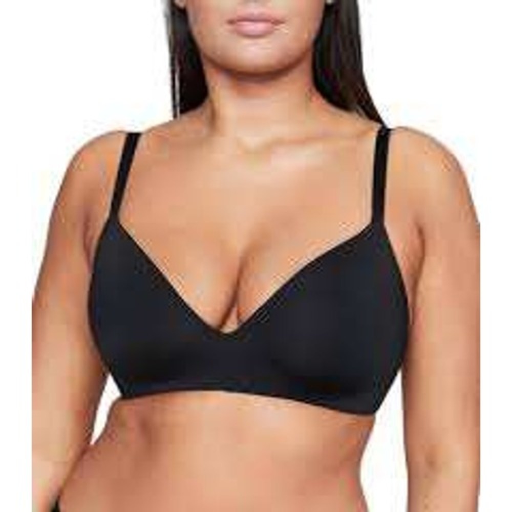 Victoria's Secret‎ Black T-Shirt Lightly Lined Wireless Bra 40DD E90